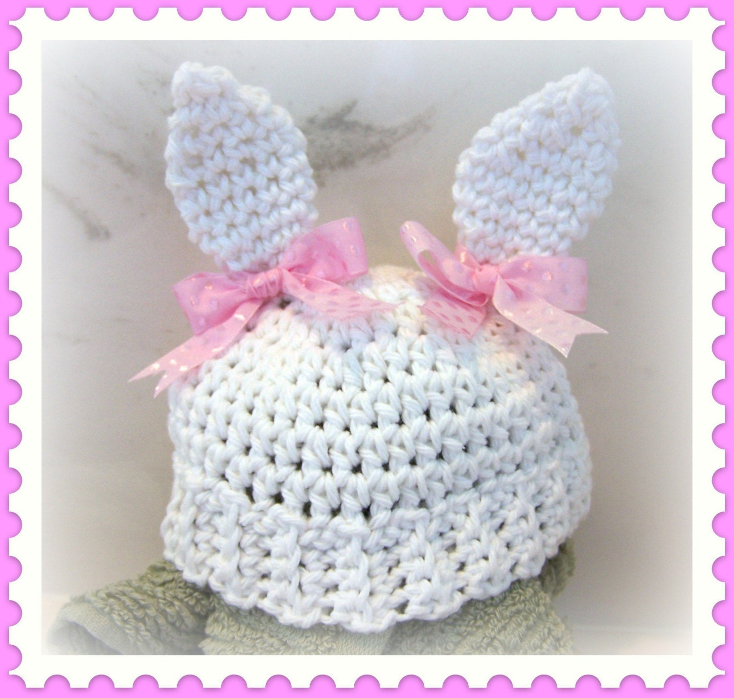 Crochet PATTERN for Bunny Ears Beanie in PDF Format Etsy