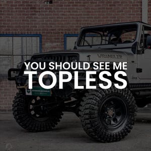 You should see me topless vinyl sticker decal