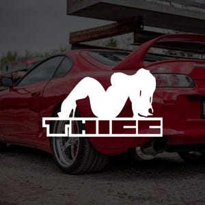 THICC vinyl decal sticker