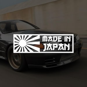 Made In Japan vinyl sticker decal JDM