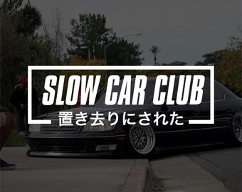 Too Slow Anime Eyes JDM Car Vinyl Decal Sticker - Etsy