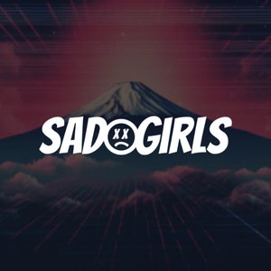 sad grils vinyl sticker decal car girl depressed angry JDM