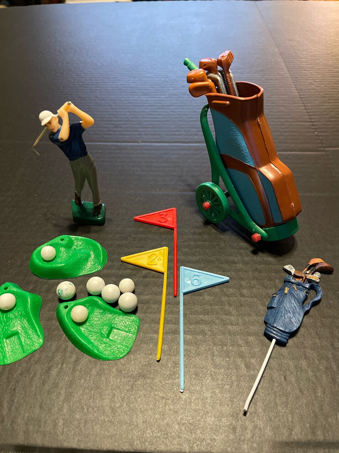 Vintage Golf Cake Bakery Decorations Lot Etsy
