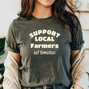 Tomato shirt farmers market t-shirt for vegetarian tomato lover gift