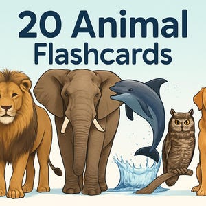 Smart Cubs: Educational Animal Flashcards