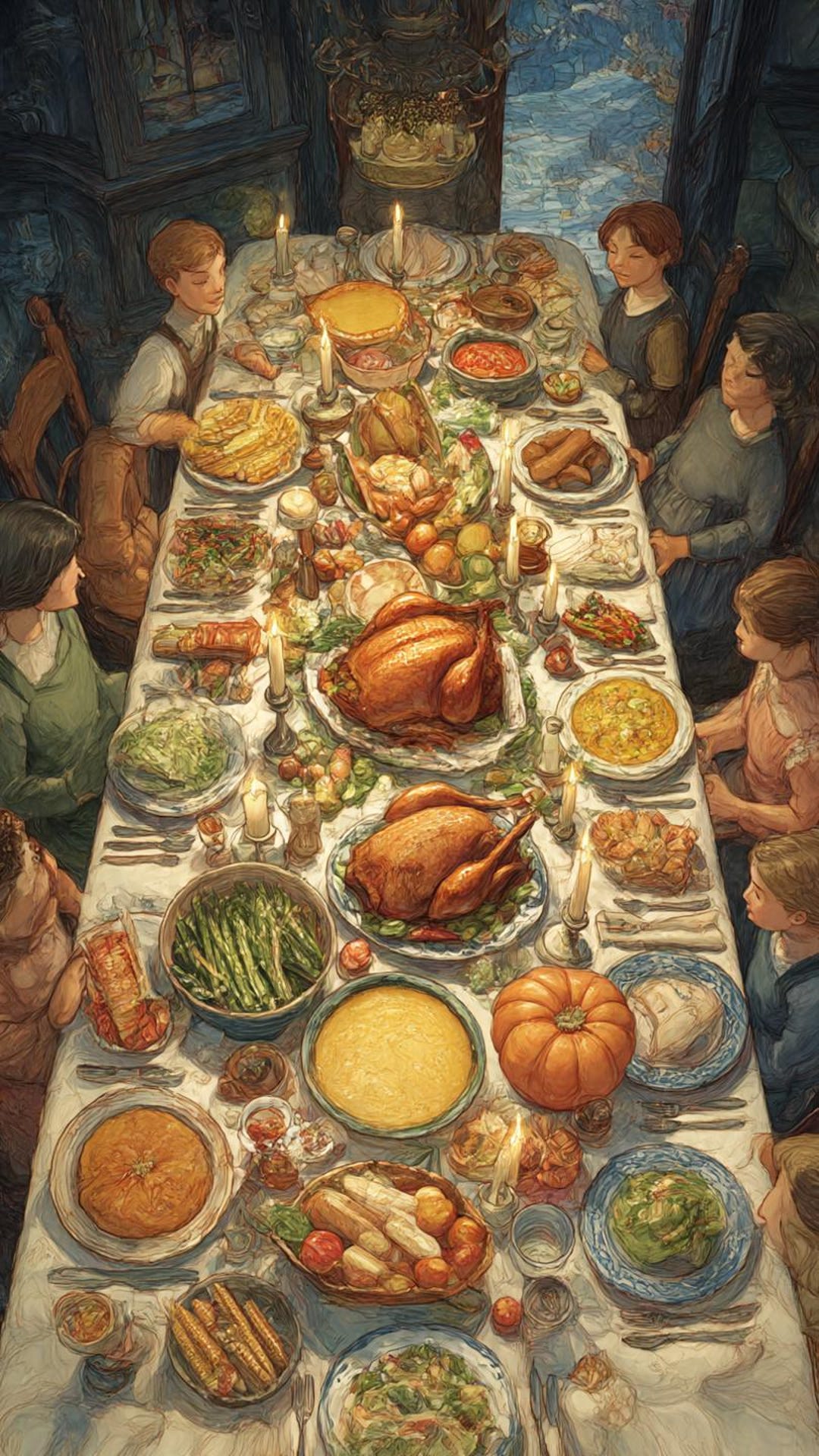 A Feast to Remember: A Thanksgiving Tale - Etsy