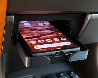 Posacenere sostitutivo per GX470 / Prado 120 - Organizer per cruscotto per smartphone (non ricaricabile)