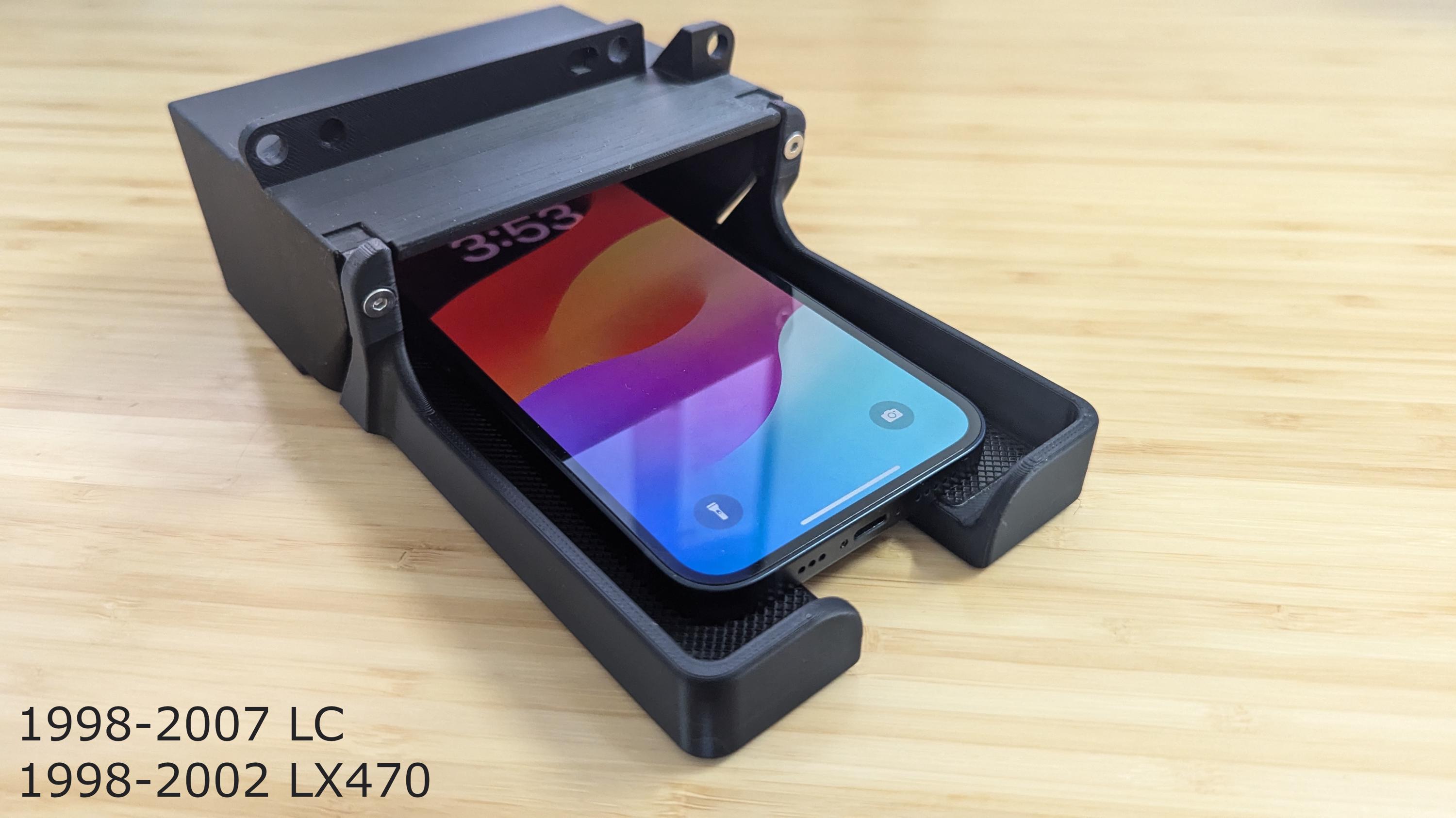 LX470 / Land Cruiser 100 Ashtray Replacement Cubby – Smartphone
