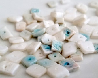 White and Blue Shell Nuggets over 100 pcs