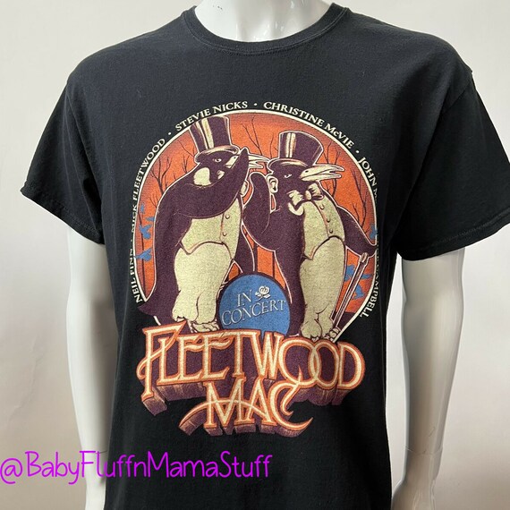 Vintage fleetwood mac concert t shirt Clearance