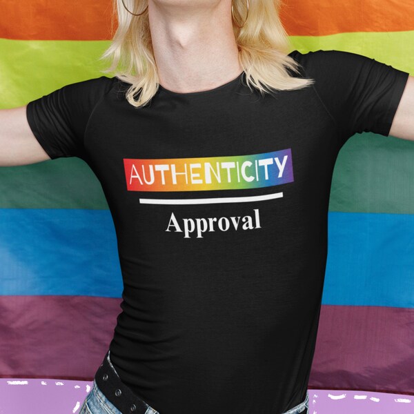 Authenticity Pride Tee - LGBTQ Rainbow Unisex T-Shirt, Empowering Casual Wear