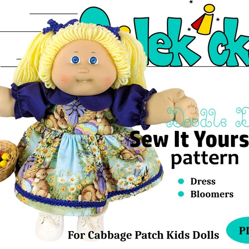 Cabbage Patch Kids Sewing Patterns Clothes Outfits - Etsy