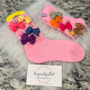 Kids Junk Socks/Charm Socks - Pink