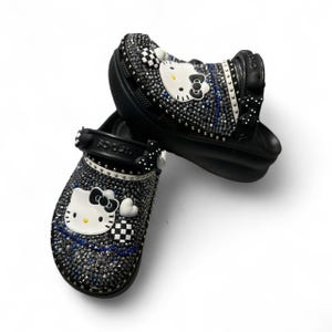 Little Girls Size 1 Black Hello Kitty Cutie Croc - Etsy