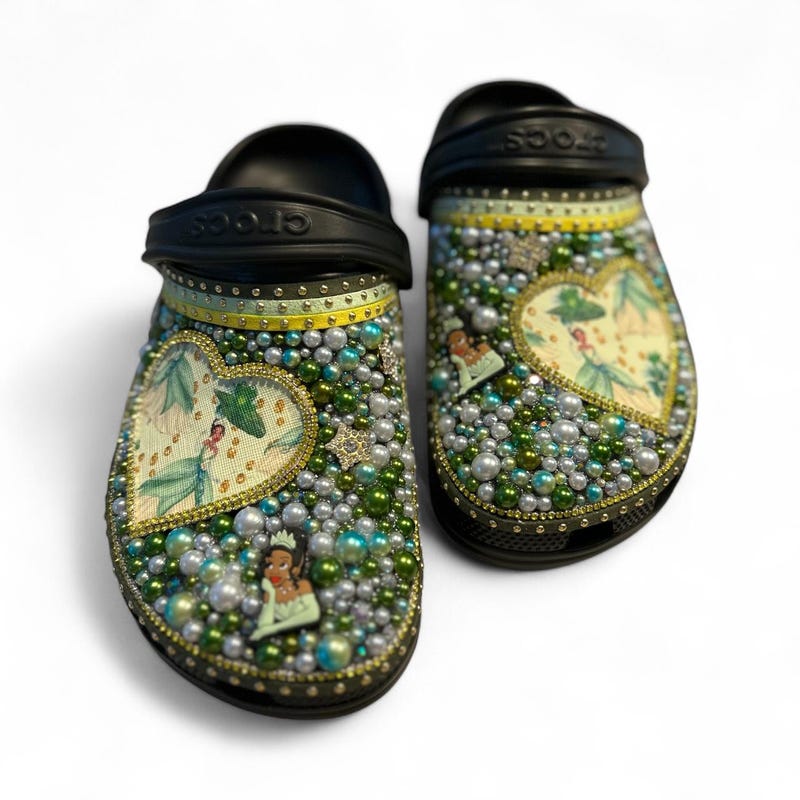 Princess and the Frog Crocs - Etsy