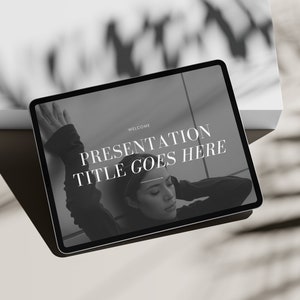 Webinar Slide Deck Template | Online Course | Masterclass Presentation Slides | Coaching Presentation