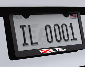 槌屋ヤック株式会社 刻印ナンバープレートフレーム シボレーZ71用