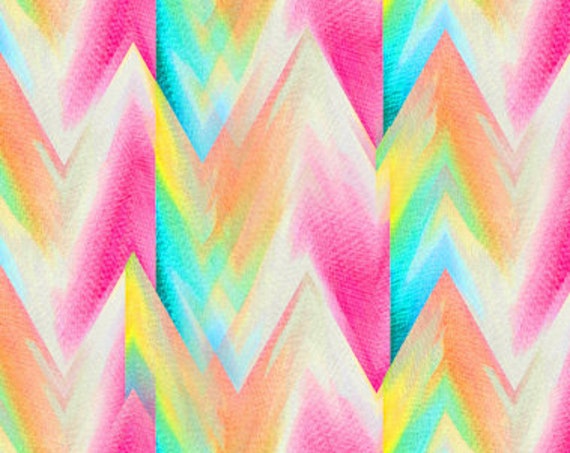 ZigZag Designer Chevron Handmade Lycra Knit Fabric By The Yard Athletic Apparel Swimwear Fashion