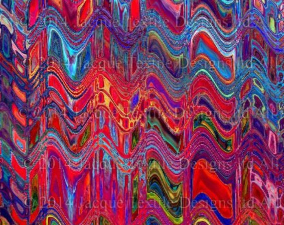 Fashion Pink Fushia Artist Handmade Fabric Modern Sateen Jeweltones Cotton Textile Home Decor Drapery Pillows