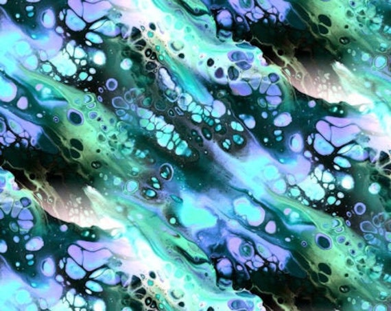 Minky Fabric Purple Green Polka Dot Artist Made Luxurious Fiber Art Mixed Media Fabric