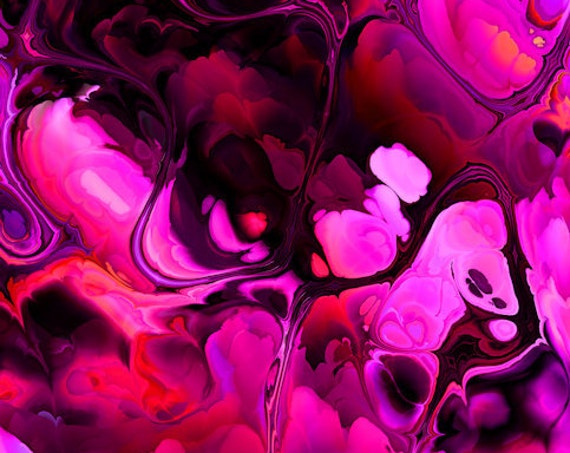 Marble Handmade Purple Pink Burgandy Red Velvet Upholstery Fabric Fiber Art Modern Fabric