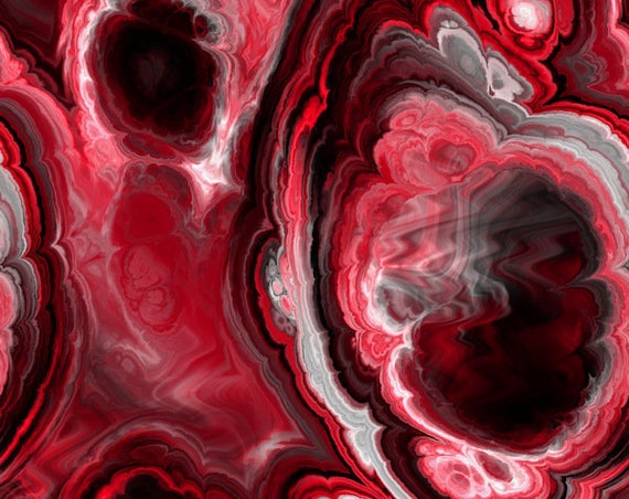 Burgandy Red Agate Artisan Created Spandex Knit Fabric Athletic Apparel Dance Leotard Swim Suit