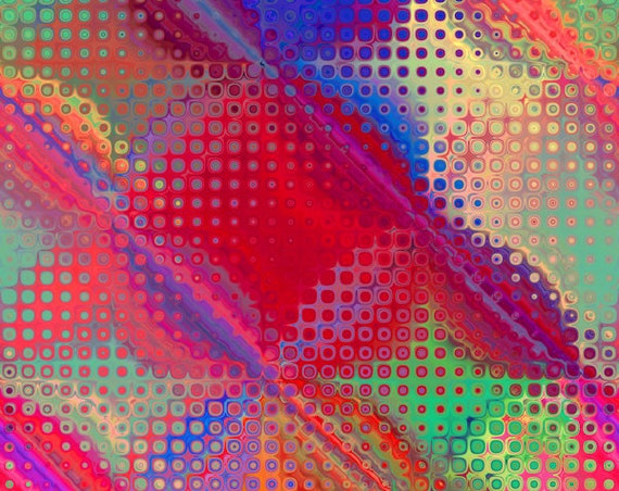 Bright Bold Colors Artist Handmade Threads Crepe De Chine Caftan Fabric Apparel Sheer Home Decor