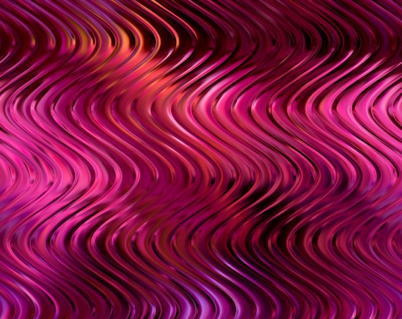 Waves of Fushia Artisan Created Spandex Knit By The Yard Athletic Apparel Swimwear Swim Suit