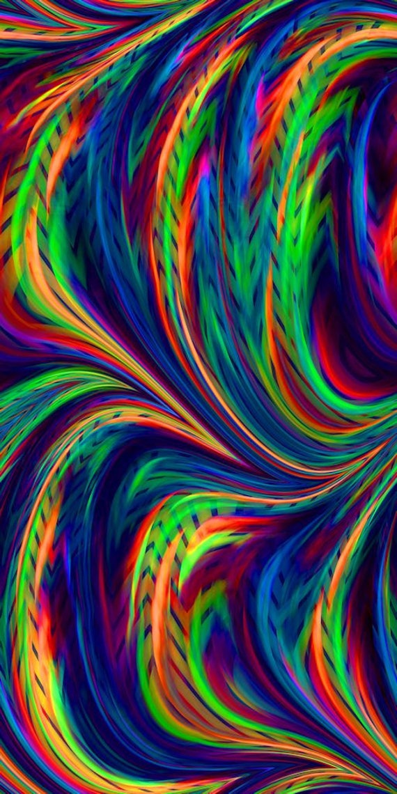 Designer Artisan Made Fleece Fiber Art Fabric Panel Peacock Vibrant Pillow Craft Blanket