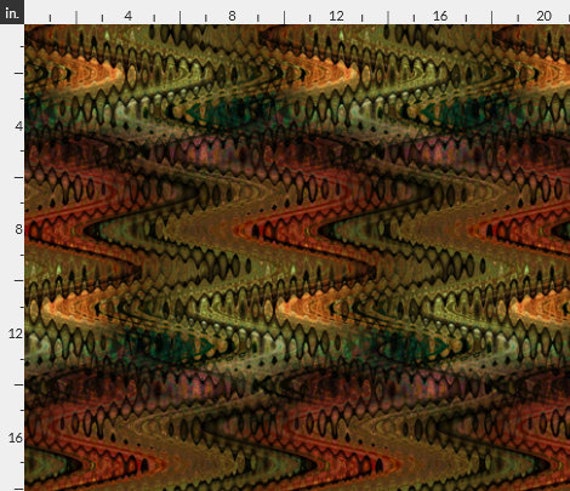 Velvet Upholstery Fabric Fall Colors Trend One of a Kind Handmade Commercial Grade Fabric Fiber Art