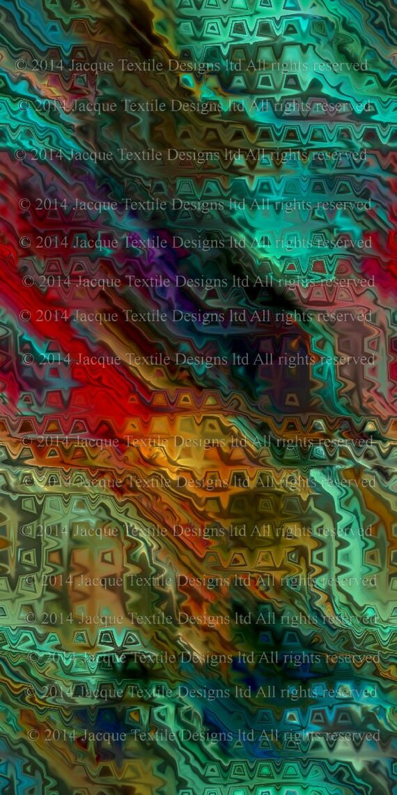 Handmade Velvet Upholstery Colorful Shimmer Fiber Art Fabric