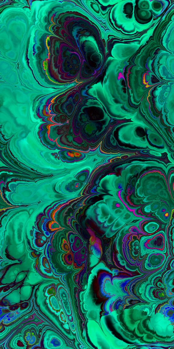Satin Fabric Butter Fly Wing Green rtist Created Fiber Art Abstract Rich Fashion