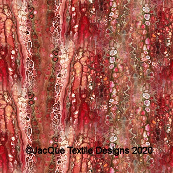 Textile Art Cotton Burgandy Canvas Upholstery Fabric Fiber Art Fabric