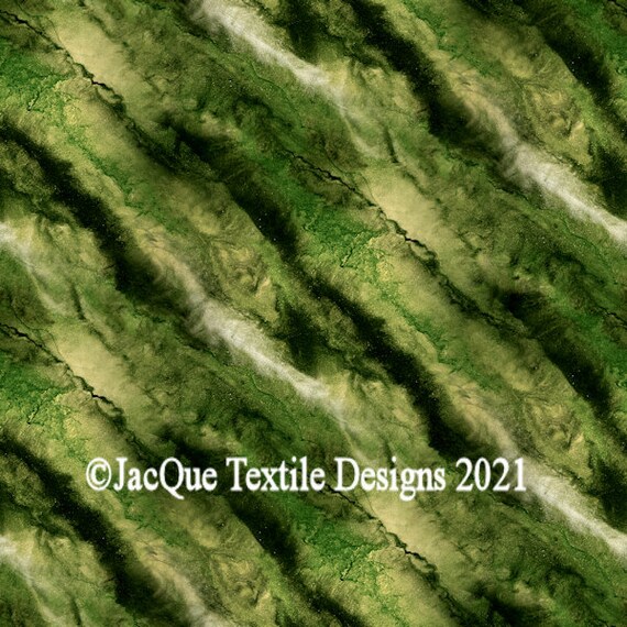 Artist Velvet Upholstery Fabric Greesn Grass Sage Earth Tones Fiber Art