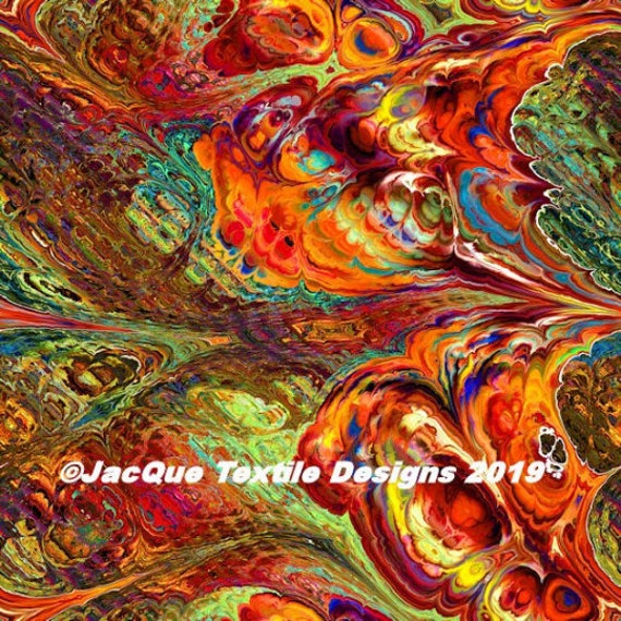 Soutwestern-Inspired Satin: Handmade, Vibrant, and Unique Fiber Art by Textile Artist at Jacque Textiles