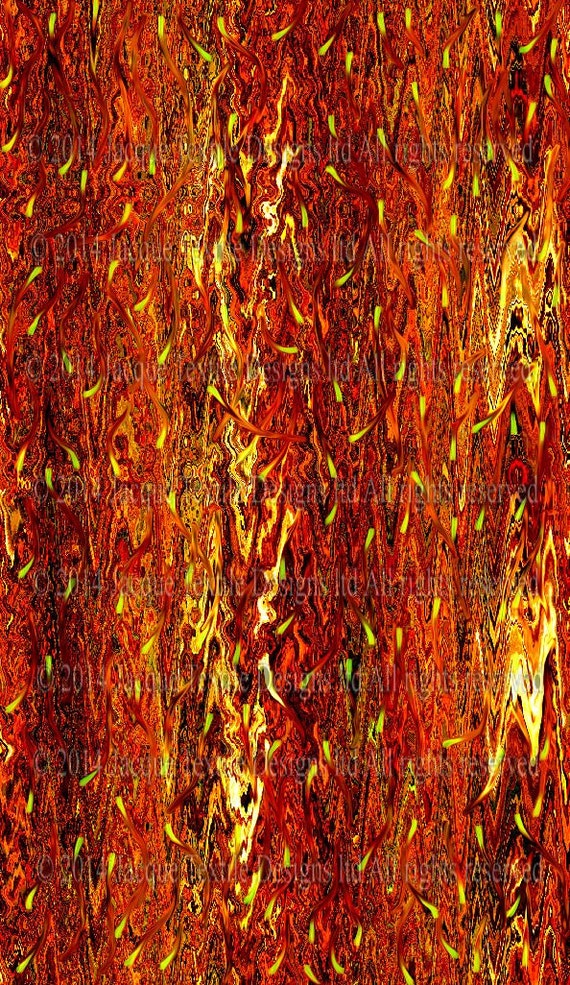Textile Artist Created Quilting Cotton Fabric Quilting Beautiful Rich Brown Red