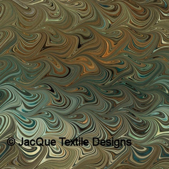 Velvet Upholstery Fabric Marble Green Olive Crream Home Decor Fiber Art