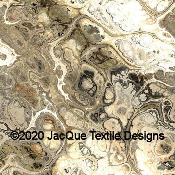Designer Fabric Abstract Fall Brown Golden Marble Handmade Velvet Upholstery Fabric