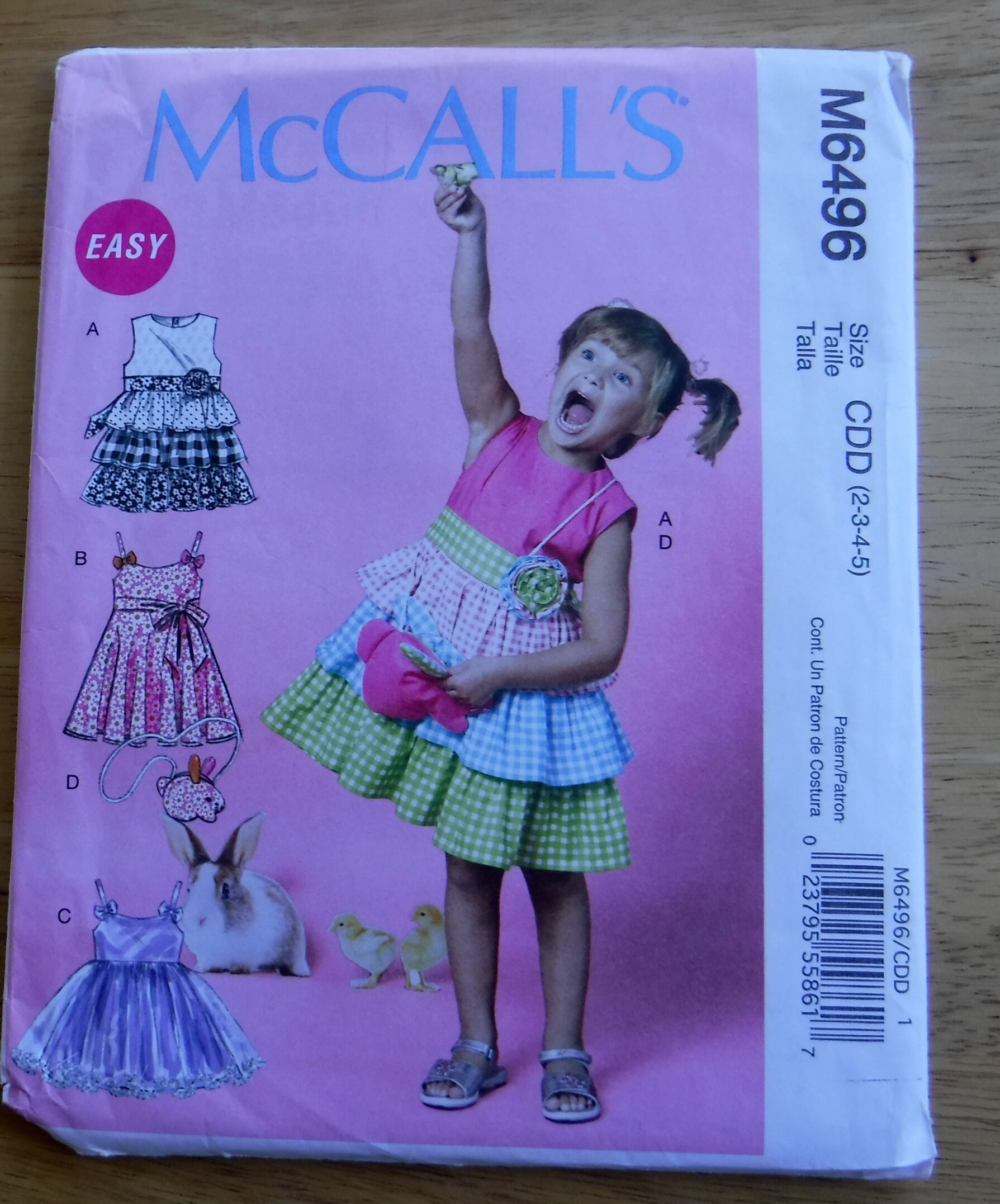 Sewing & Fiber Kits & How To 124 Uncut Girls summer pattern,toddler