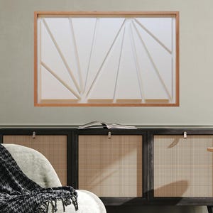 Abstract 3D Textured Wall Art: Wabi-Sabi Plaster, Modern Neutral Decor