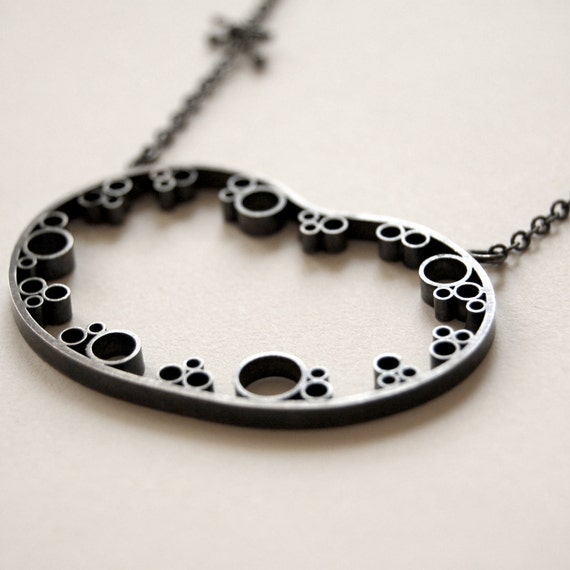 Items similar to cellular series bean necklace on Etsy