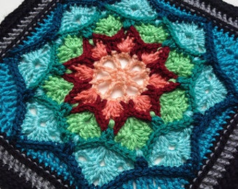 Sun Catcher Afghan Square