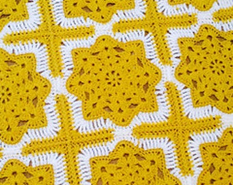 Courtyard Tiles Afghan Pattern