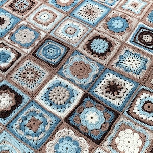 Octa&#39;Ghan - Original Crochet Afghan Blanket Pattern by Julie Yeager