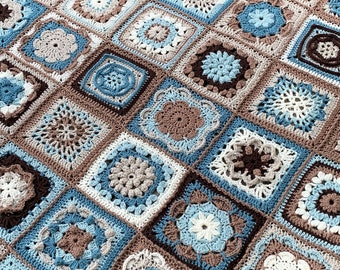 Octa'Ghan - Original Crochet Afghan Blanket Pattern by Julie Yeager