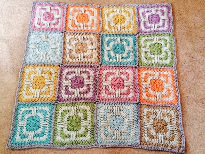 Faded Love Original Crochet Afghan Blanket Pattern by Julie Yeager image 5