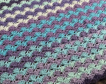 Mesmerizing Ripple Blanket, Scarf, and Cowl