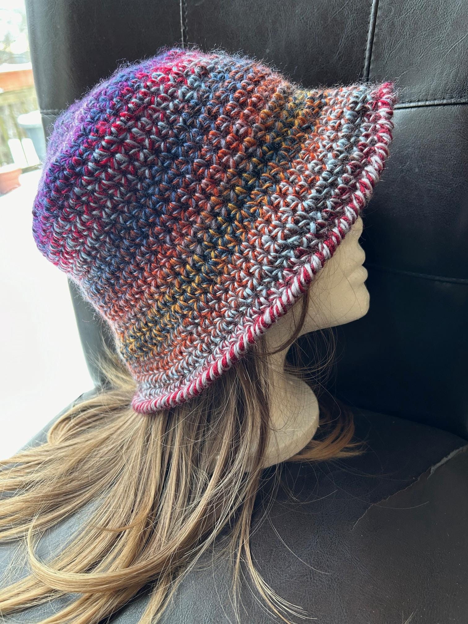 26 Pixel Crochet Patterns for Bold Colorwork, Blankets, Bags, and Amigurumi 19 Pixelated Bucket Hat Pattern