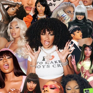 Megan Thee Stallion Digitaldruck