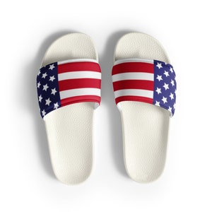 American Flag Women&#39;s Slides Sandals